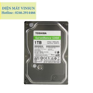 Ổ cứng Camera Toshiba S300 1TB HDWV110UZSVA Surveillance 3.5 inch Vinsun Phân Phối