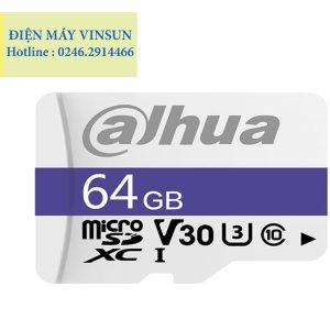 Thẻ Nhớ Giám Sát Micro SD 64Gb SDAHUA DHI-TF-C100/64GB Vinsun Phân Phối