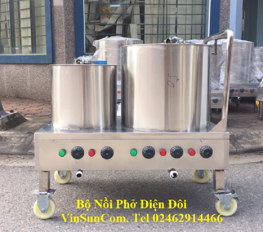 Bộ Nồi Phở Điện Đôi 20 và 50 Lít Tốt Rẻ Di Động VinSunCom Bộ Nồi Phở Điện Đôi 20 và 50 Lít Tốt Rẻ Di Động VinSunCom