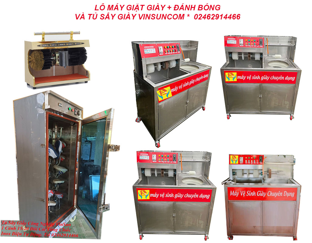 Máy Giặt Giày Kết Hợp Vắt Bán Tự Động VinSunCom Cao Cấp Máy Giặt Giày Kết Hợp Vắt Bán Tự Động VinSunCom Cao Cấp