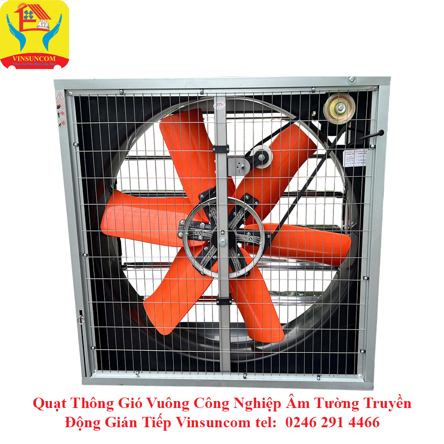 Quạt Thông Gió Vuông Công Nghiệp V1100B Âm Tường Vinsuncom